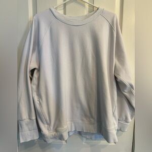 Athleta Chunky Thick Sweatshirt Sweatshirt, White, XL